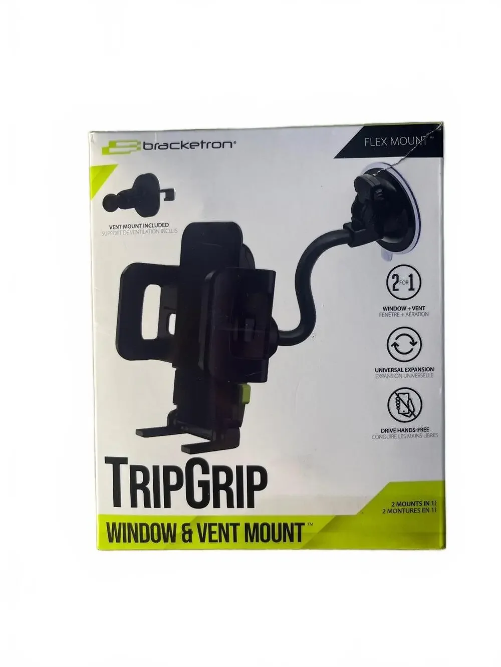 Window & Vent Mount Phone Holder Bracketron TripGrip Universal Phone Mount